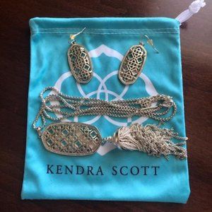 Kendra Scott Necklace & Earrings Set